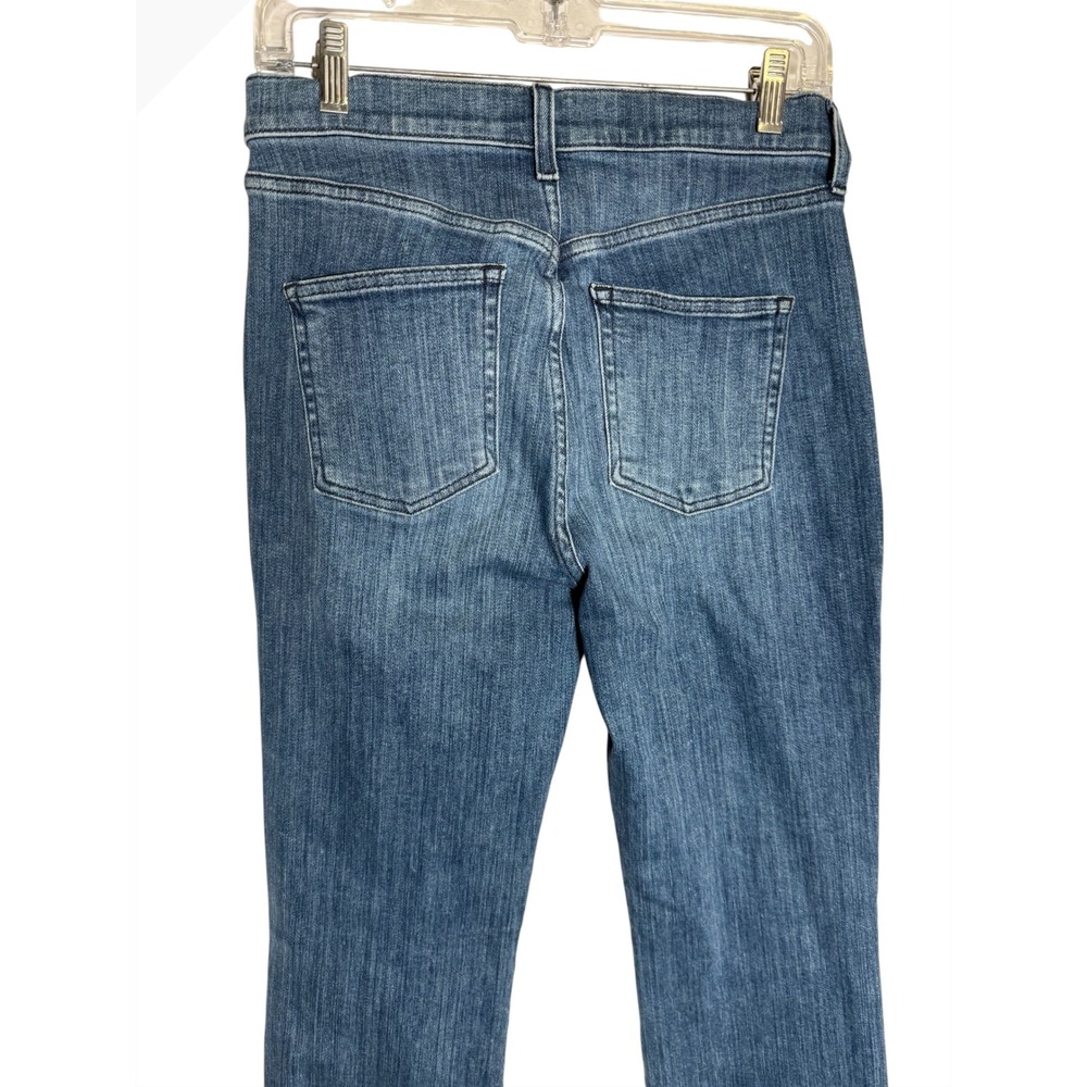 AYR Jeans The Pop Women's Blue Denim High Rise Crop Jeans Frayed Hem - long - Picture 8 of 12